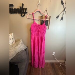 First Love Pink Maxi Dress